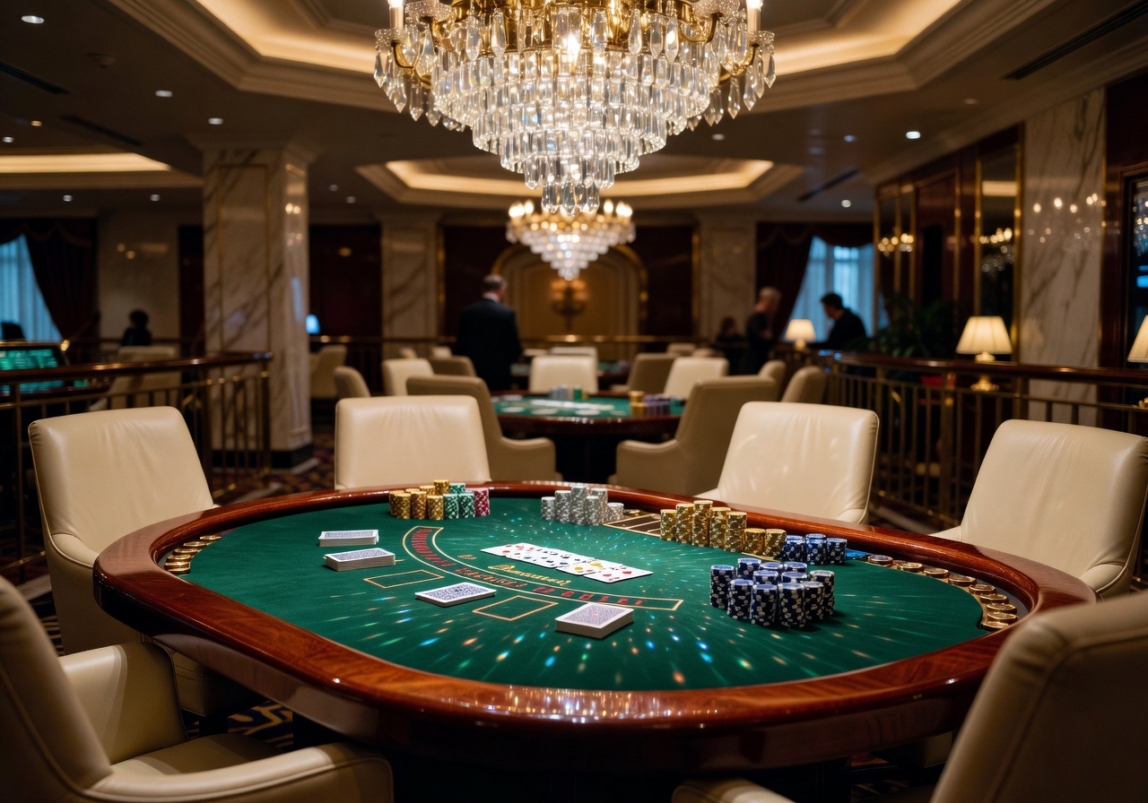High roller VIP table luxury