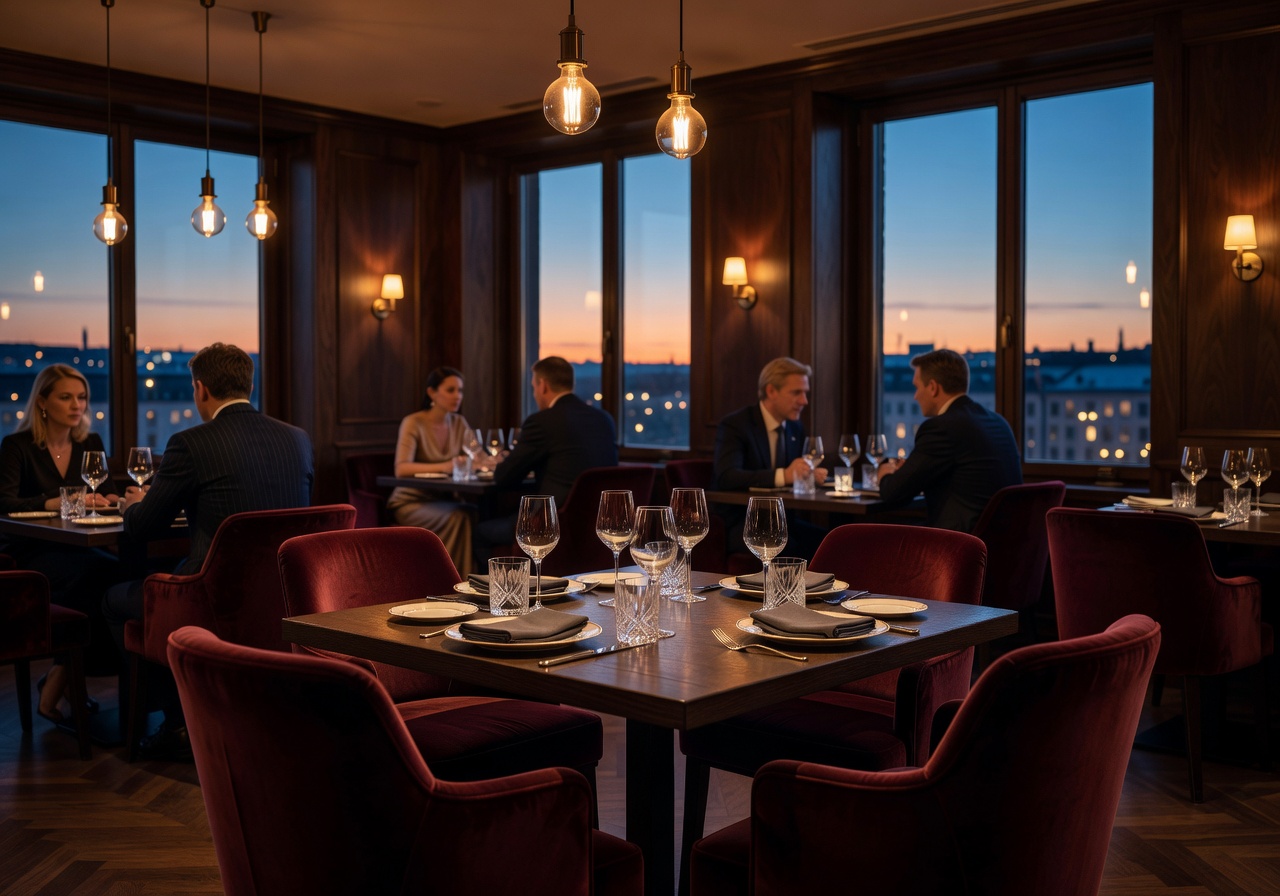 Brasserie Kamp fine dining Helsinki