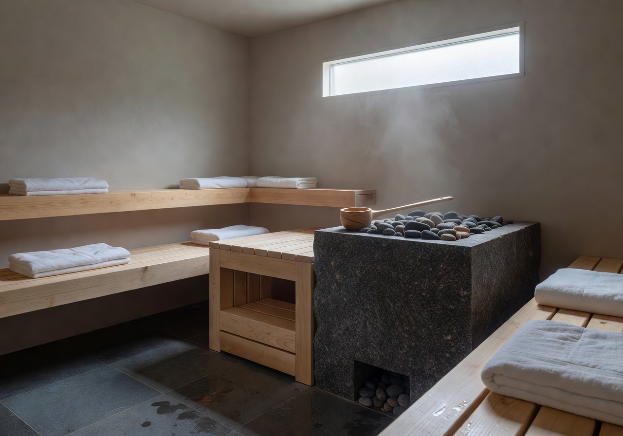 Finnish luxury sauna spa wellness
