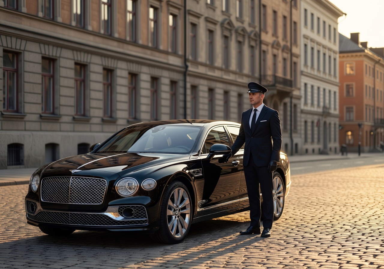 VIP chauffeur Helsinki luxury car